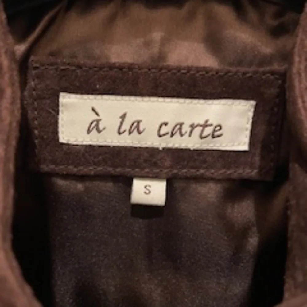 a' la carte - Brown Suede Jacket - Size Small - Picture 3 of 12